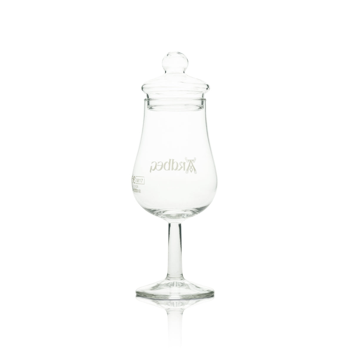 6x Ardbeg Whiskey Glas Tasting 4cl mit Deckel Logo weiß Urban Bar – Ansicht 3