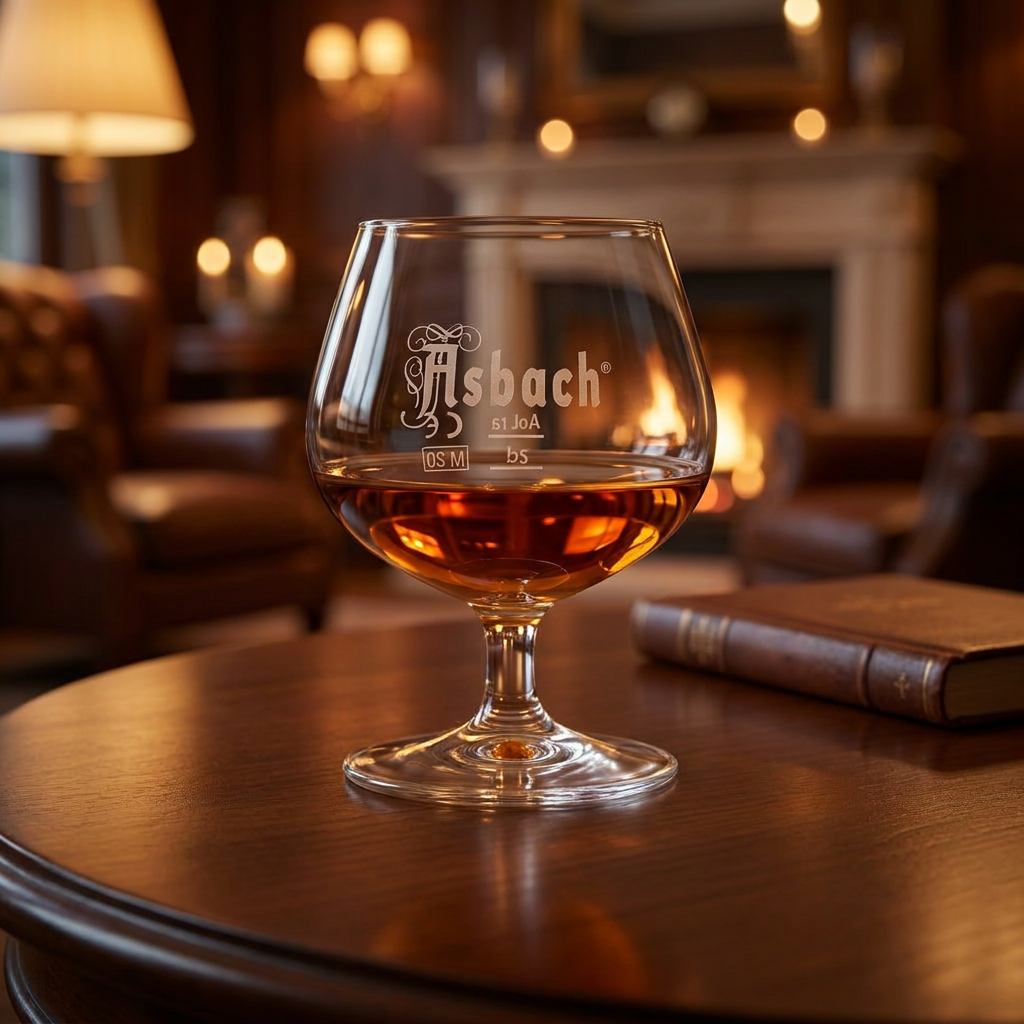 6x Asbach Uralt Glas 0,15l Schwenker Nosing Tasting Cognac Gläser Gastro Geeicht – Ansicht 2