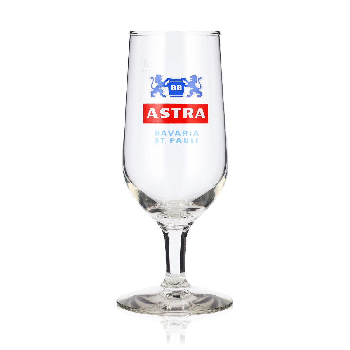 6x Astra Bier Glas 0,2l Tulpe St.Pauli rastal Pokal Bierglas Pokalglas – Ansicht 2
