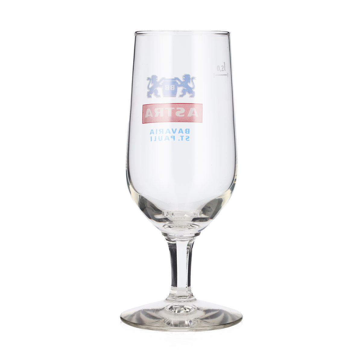 6x Astra Bier Glas 0,2l Tulpe St.Pauli rastal Pokal Bierglas Pokalglas – Ansicht 4