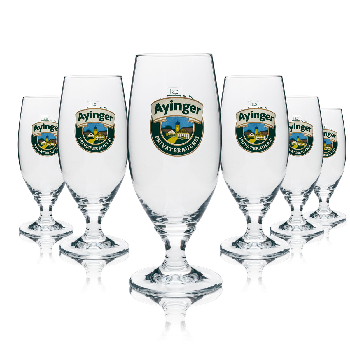 6x Ayinger Bier Glas 0,3l Tulpe Ritzenhoff – Ansicht 4