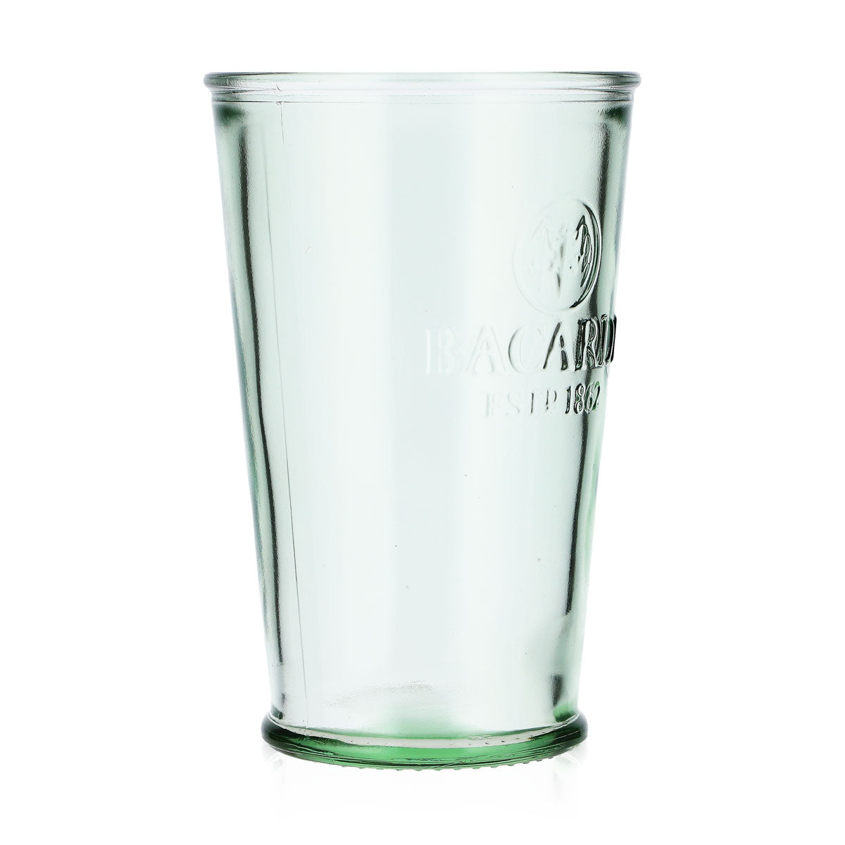 6x Bacardi Rum Glas Rumgläser Gläser Cocktailglas Mojito grün V Form – Ansicht 3