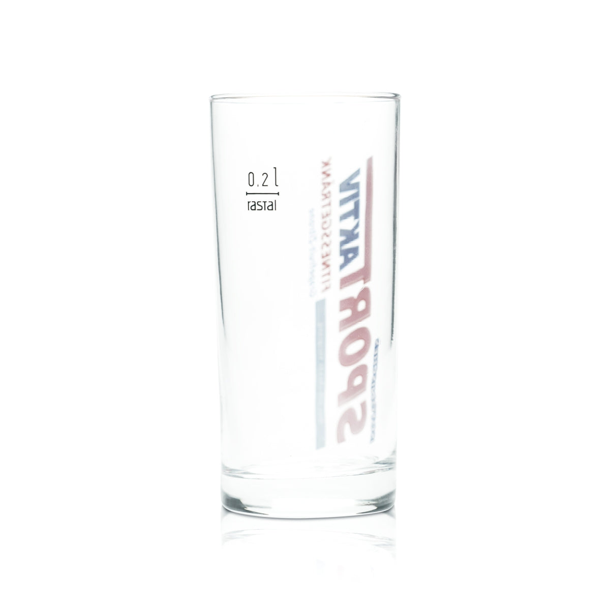 6x Bad Driburger Wasser Glas 0,2l Becher Sport Aktiv Isotonisch Gläser Fitness – Ansicht 3