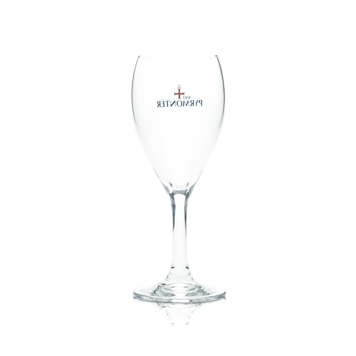 6x Bad Pyrmonter Wasser Glas 0,15l Stil Tulpe Flöte Gläser Mineral Heil Quelle – Ansicht 4