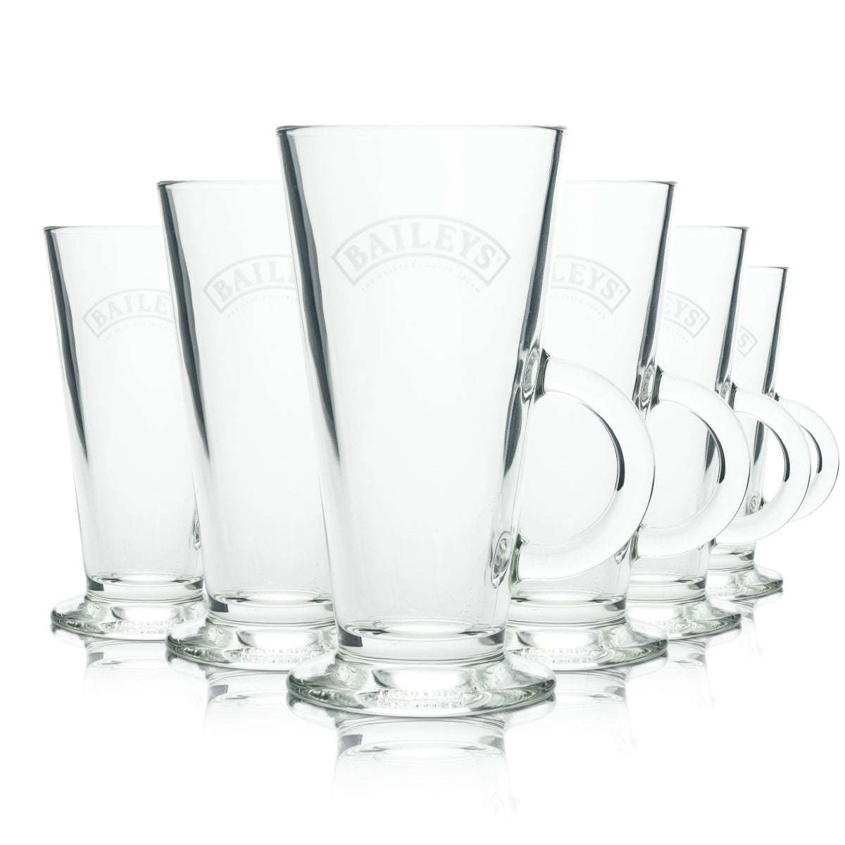 6x Baileys Glas 0,2l Henkel Gläser Longdrink Cocktail Kaffee Latte Macchiato