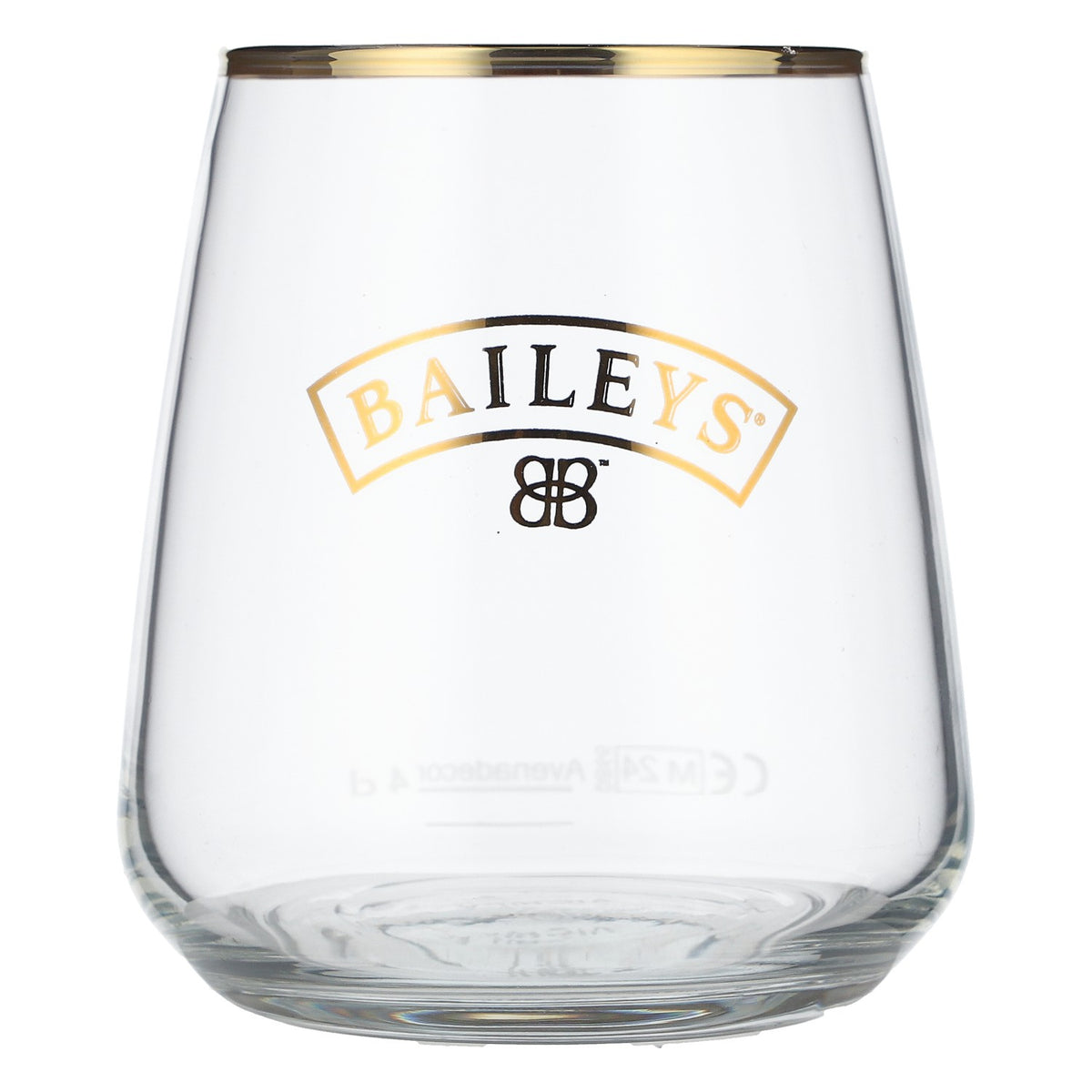 6x Baileys Likör Glas 4cl Tumbler Likörgläser konisch Logo mit Goldrand – Ansicht 2