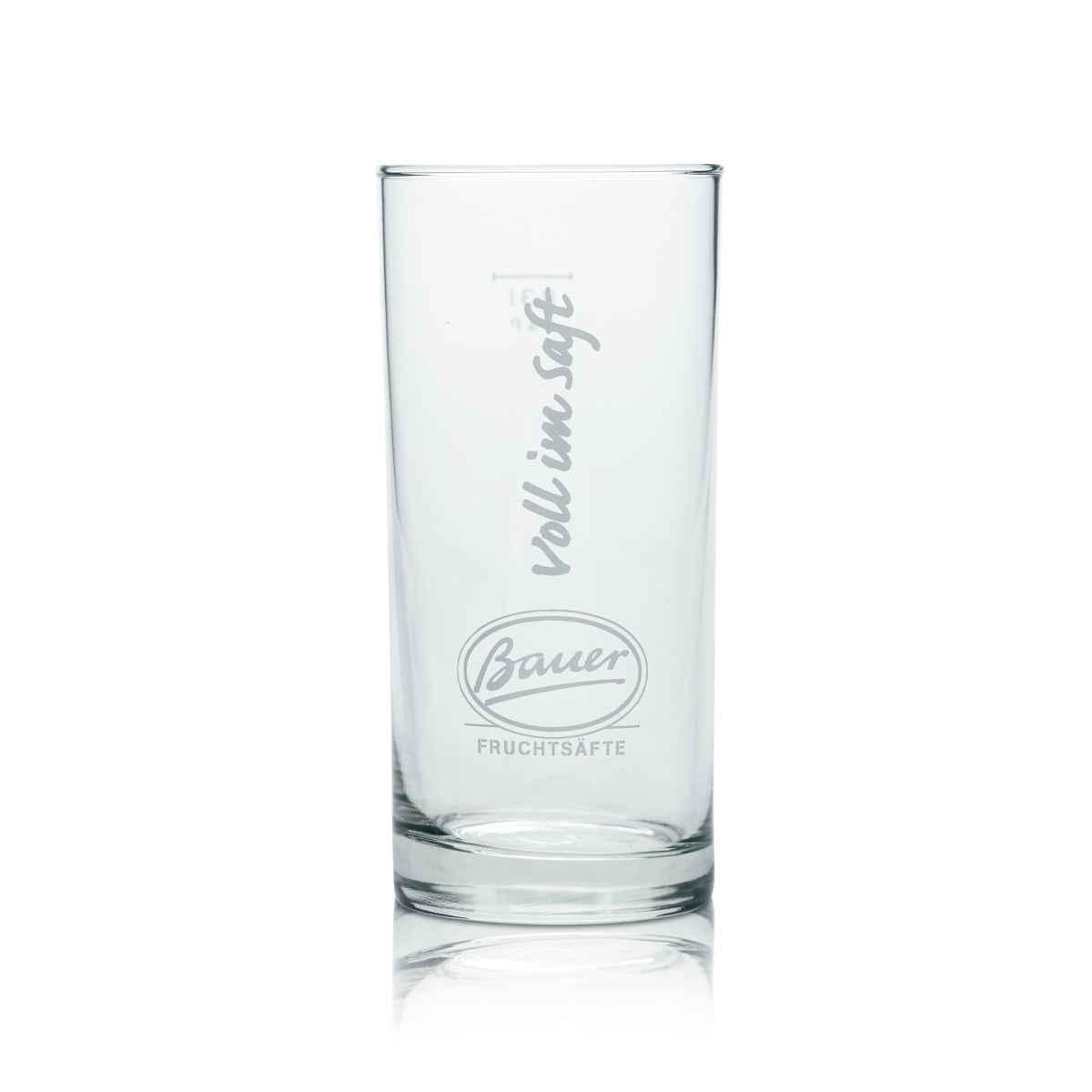 6x Bauer Glas 0,3l Becher Tumbler Gläser Frucht Saft Wasser Limo Schorle – Ansicht 2
