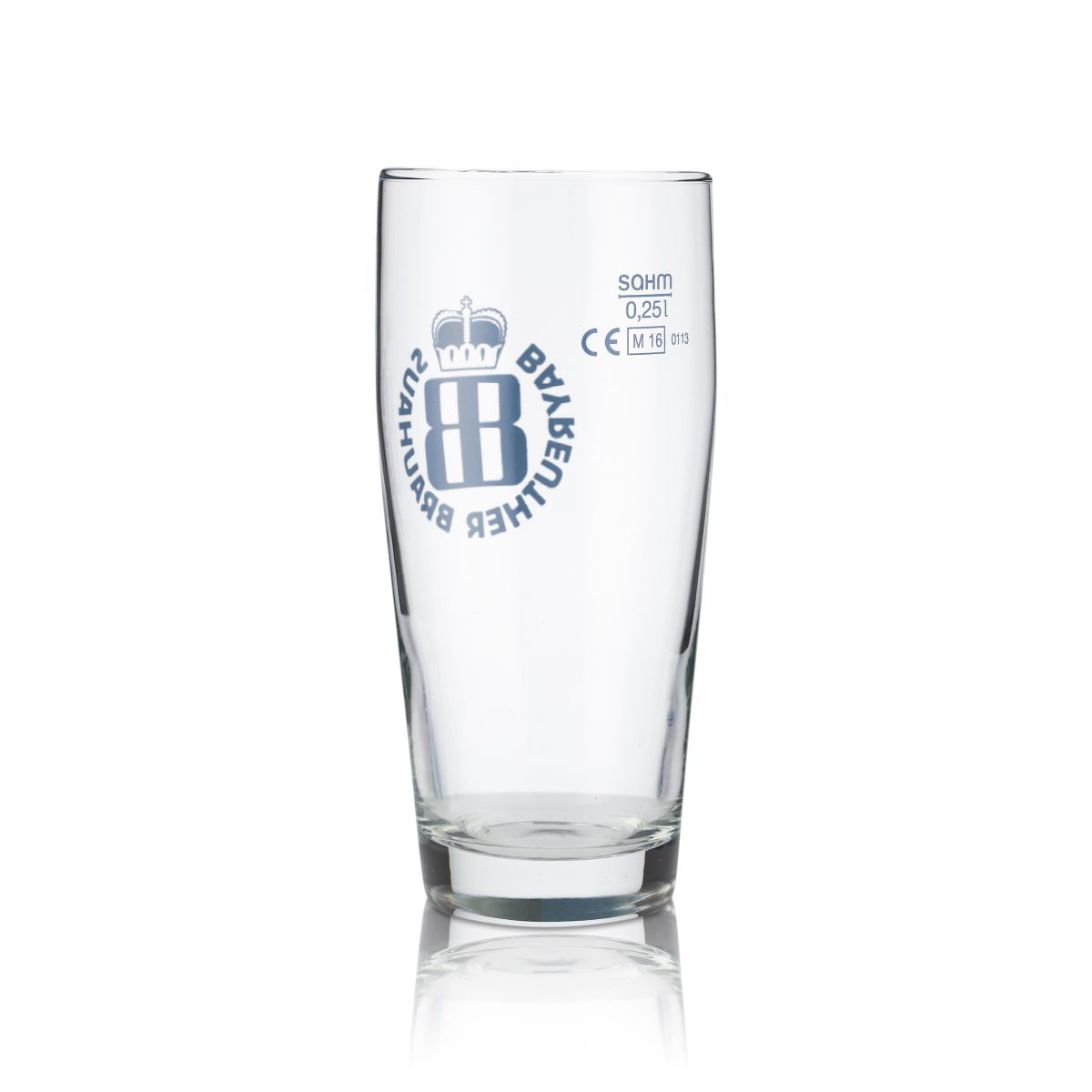 6x Bayreuther Glas 0,25l Willi Becher Helles Biergläser Set Brauerei Gastro – Ansicht 3