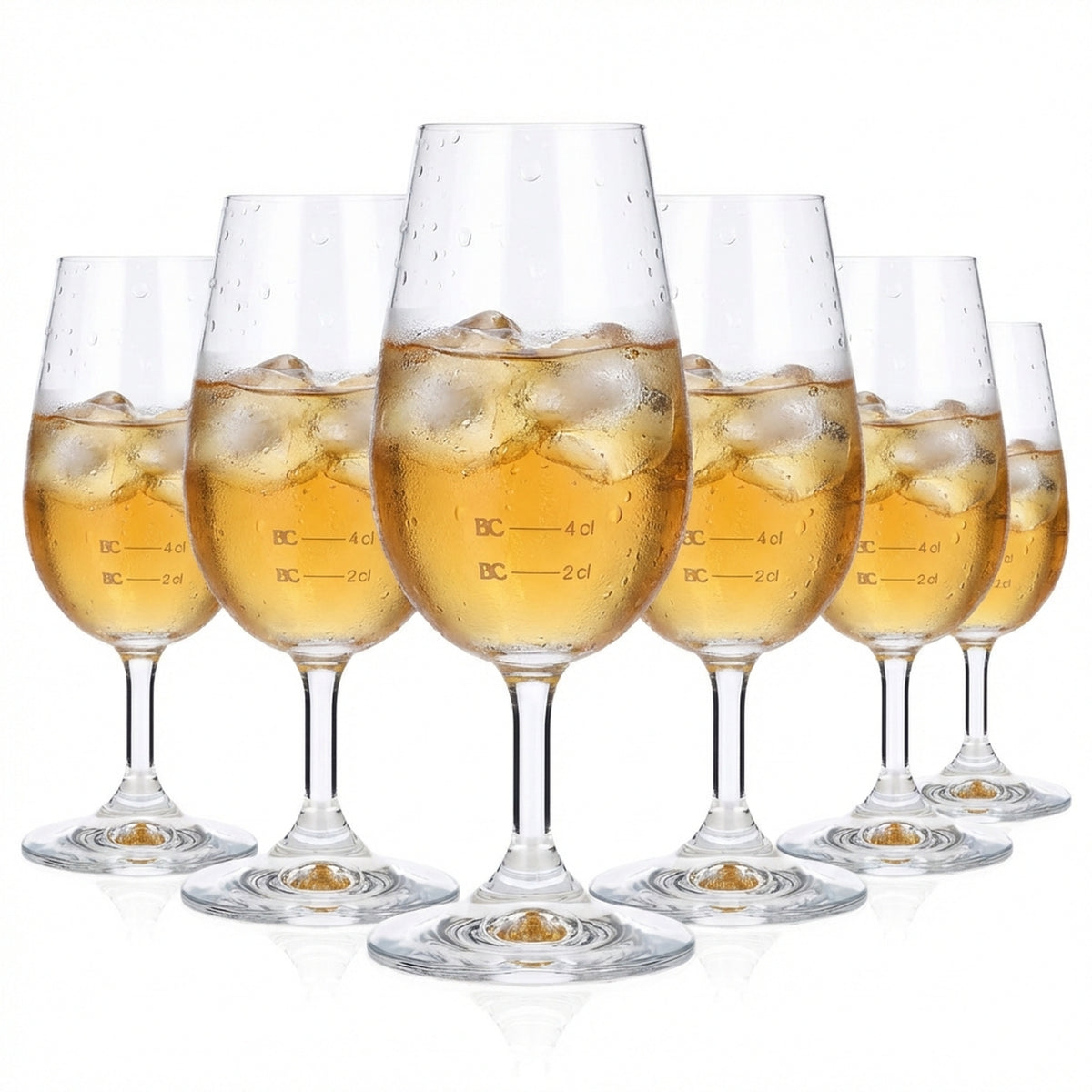 6x BC Gastro Brandy Glas Nosinggläser 0,22l Brandysniffer