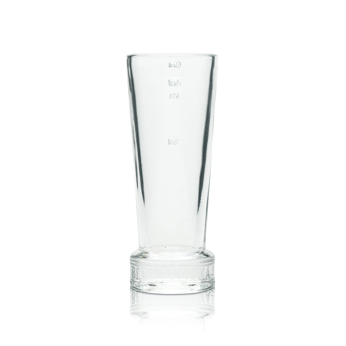 6x Becherovka Vodka Glas 4cl Shot Gläser Schnaps Kurze Stamper Relief Kristall – Ansicht 2