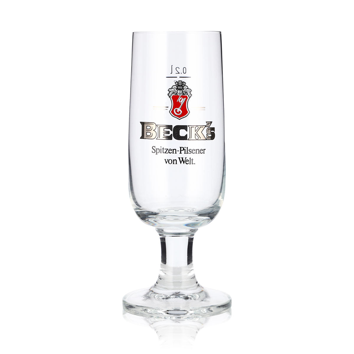 6x Becks Bier Glas 0,2l Pokal Pilsener Ritzenhoff – Ansicht 2