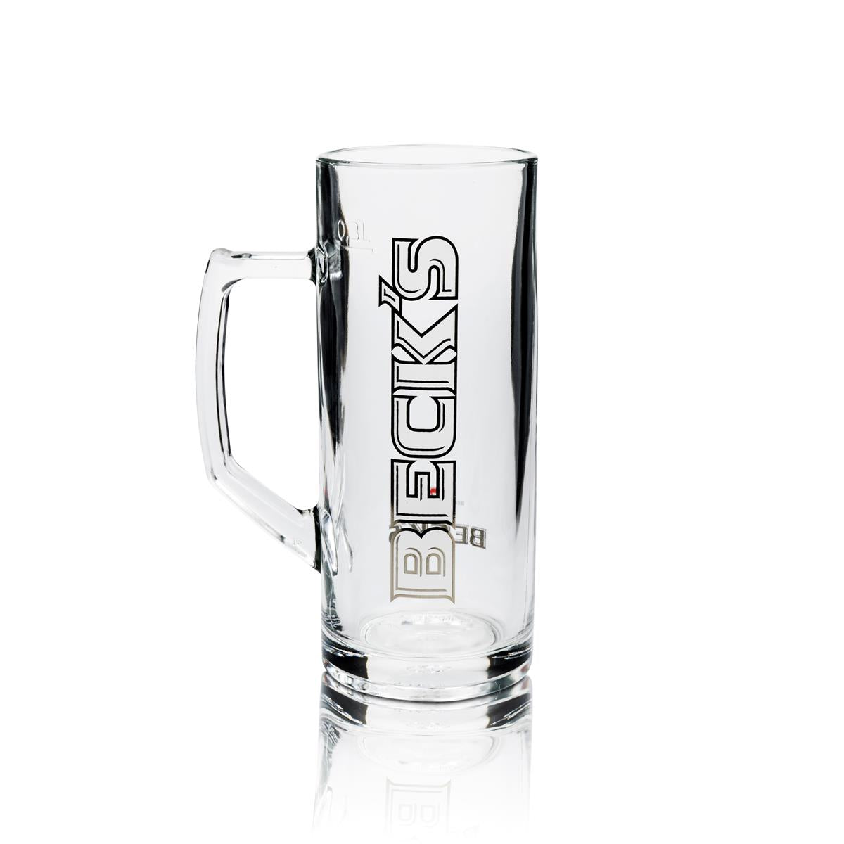 6x Becks Bier Glas 0,3l Krug Donau Sahm – Ansicht 2
