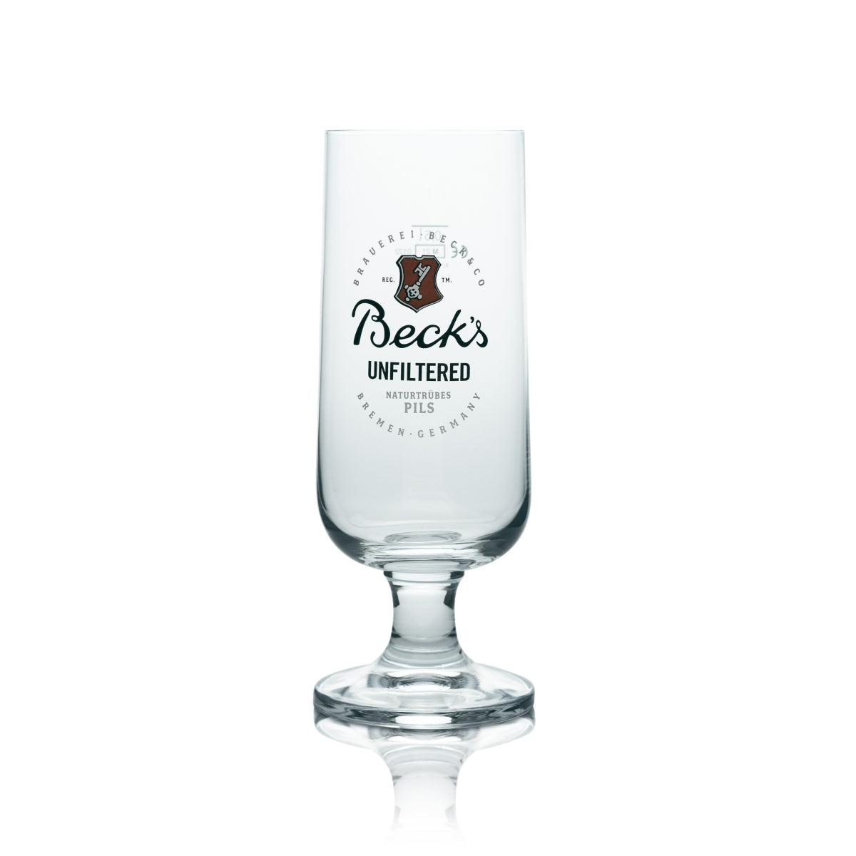 6x Becks Bier Glas 0,5l Pokal Biergläser "Unfiltered"-Edition neu – Ansicht 2
