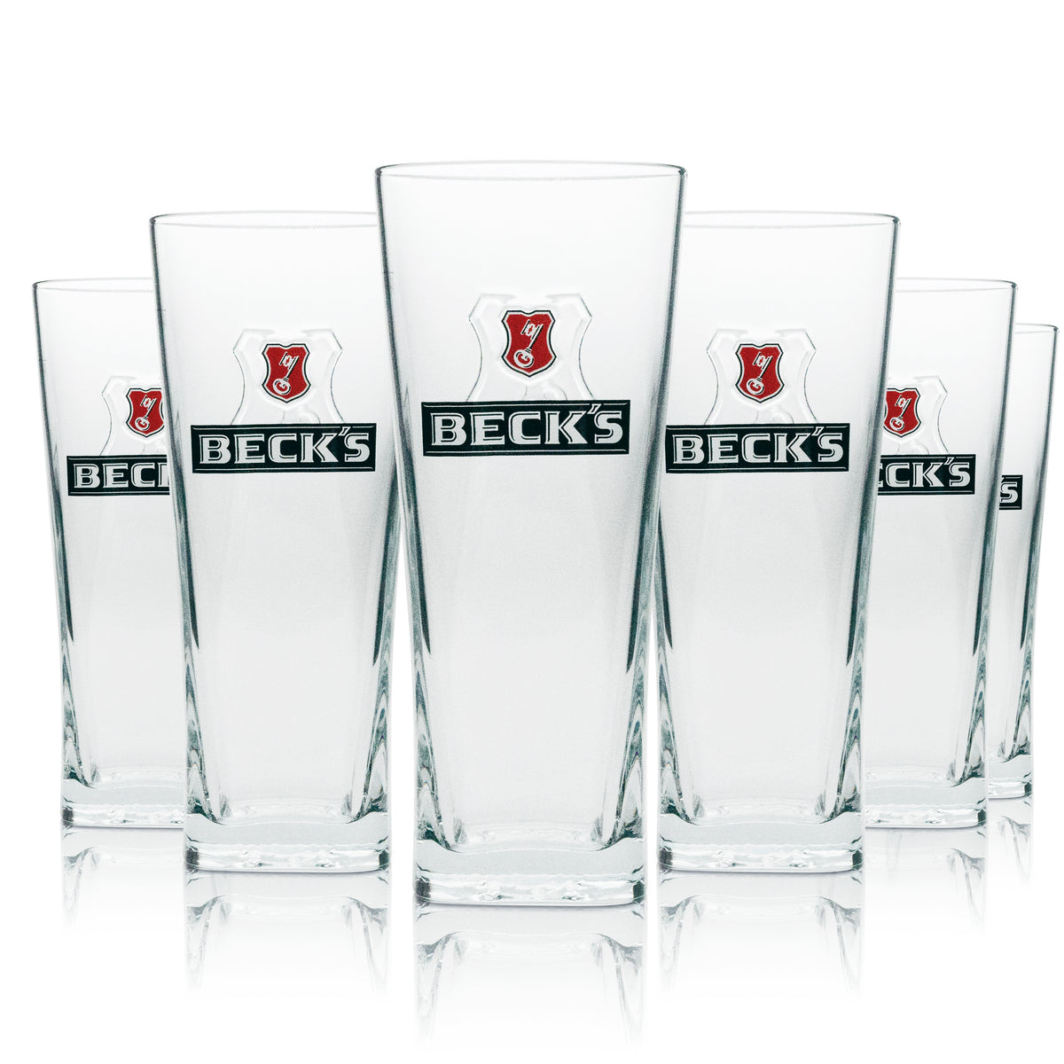 6x Becks Bier Glas Henry Longdrink 300ml – Ansicht 4