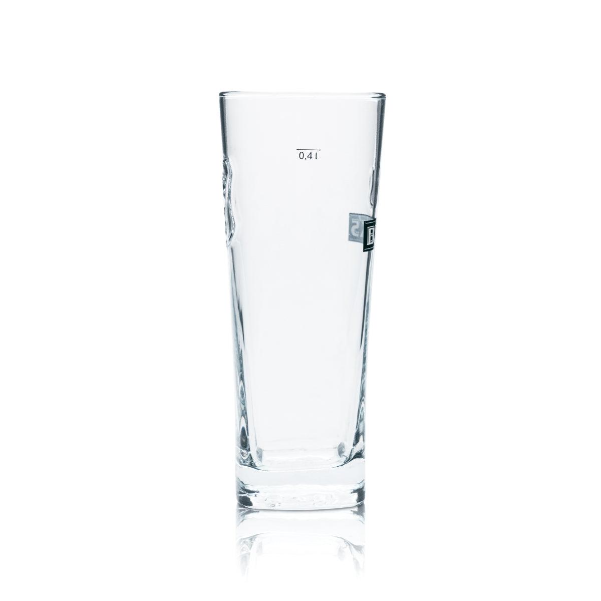 6x Becks Glas 0,4l Kontur Henry Bier Becher Pokal Gläser Geeicht Gastro Beer – Ansicht 3