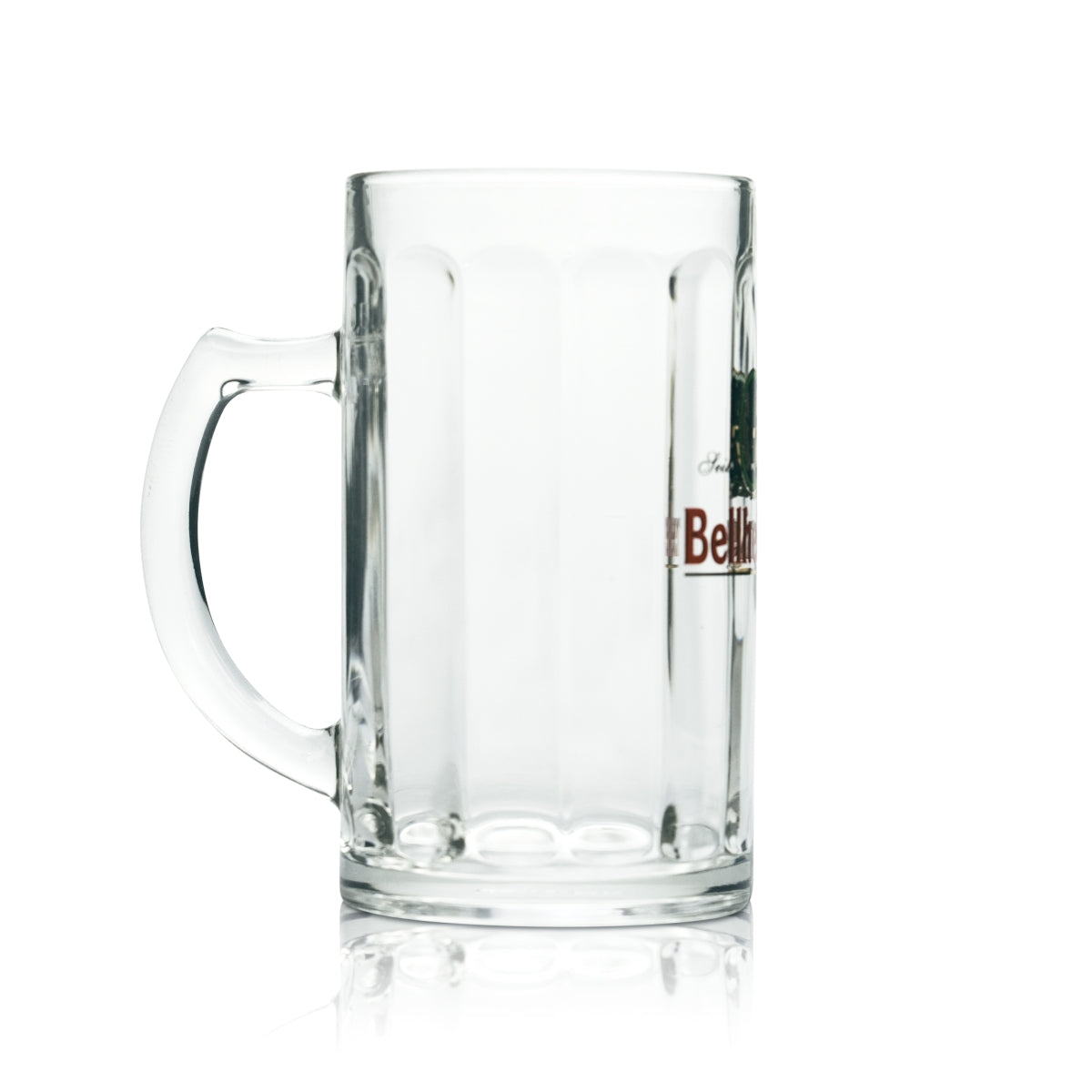 6x Bellheimer Glas 0,5l Kontur Bier Krug Humpen Seidel Gläser Pfälzer Brauerei – Ansicht 3
