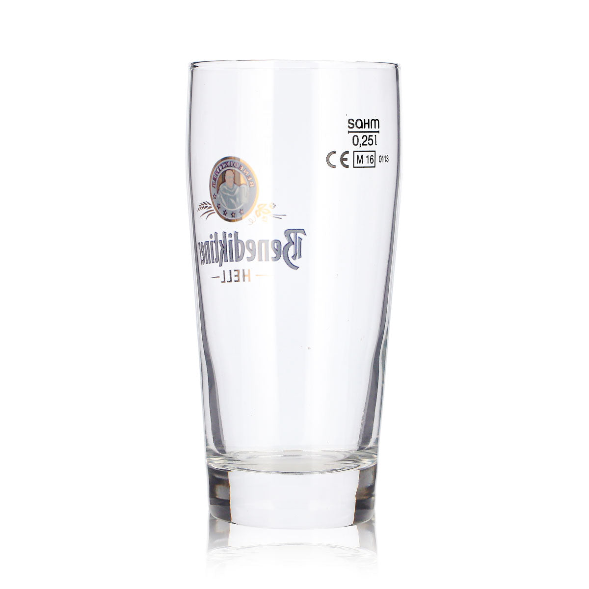 6x Benediktiner Bier Glas 0,25l Becher Sahm Willi Bierglas Willibecher (6er Set) – Ansicht 4