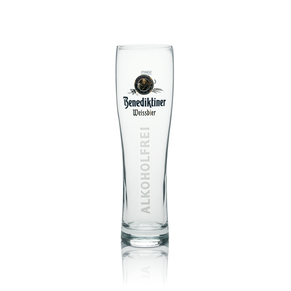 6x Benediktiner Bier Glas 0,5l Weizen Alkoholfrei Sahm Madison – Ansicht 2