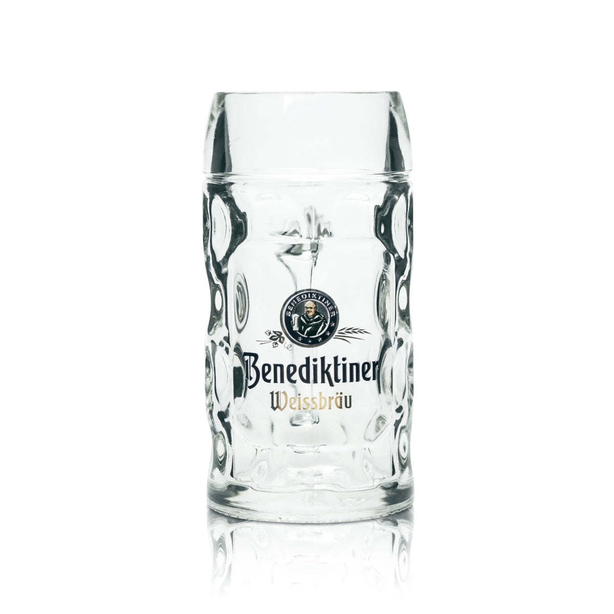 6x Benediktiner Weissbräu Bier Glas 0,3l Krug Isar Seidel Henkel Gläser Krüge – Ansicht 3