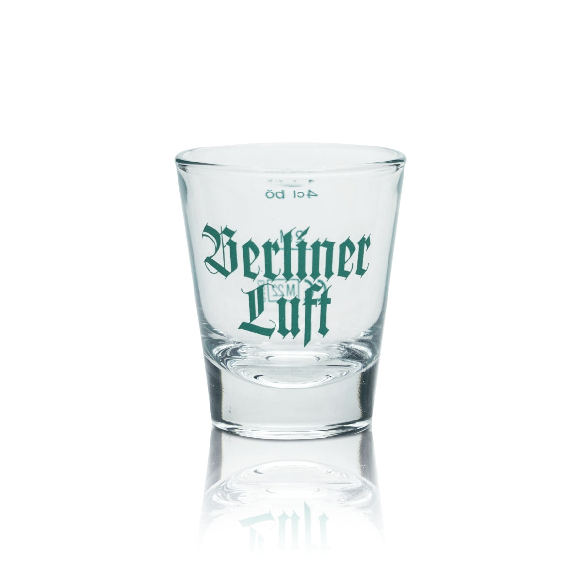 6x Berliner Luft Glas 4cl Schnaps Gläser Stamper Kurze Shot Pfeffi Gastro Eiche – Ansicht 2
