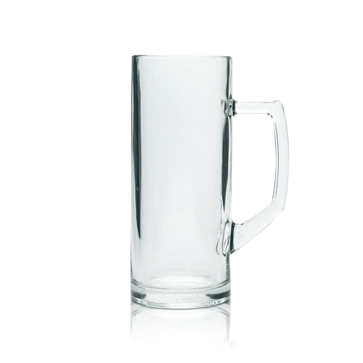 6x Bierkrug 0,3l Glas Seidel "Reno" Borgonovo Marken Gläser Henkel Humpen – Ansicht 3