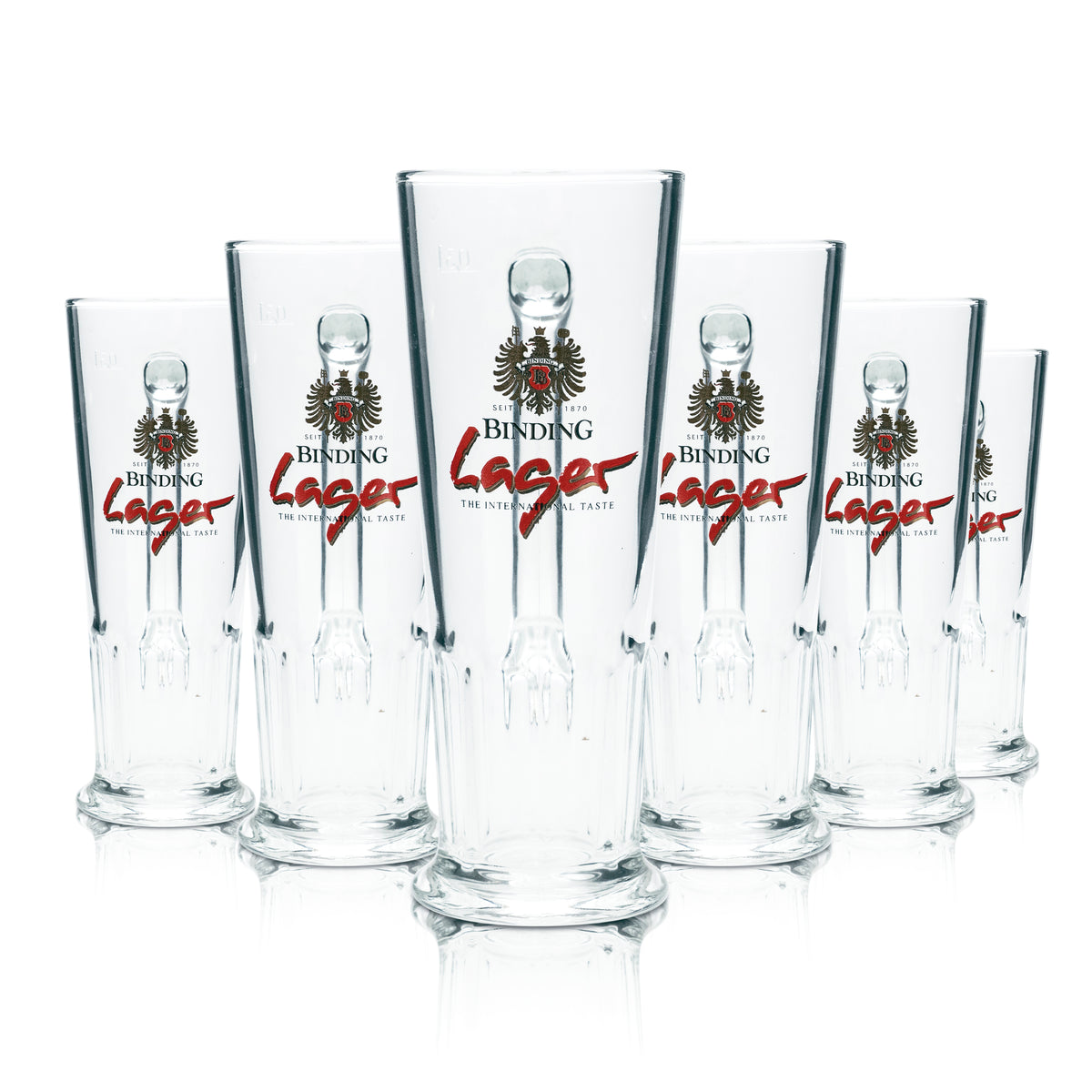6x Binding Bier Glas 0,3l Krug Humpen Seidel Kontur Gläser Lager Gastro Kneipe – Ansicht 5