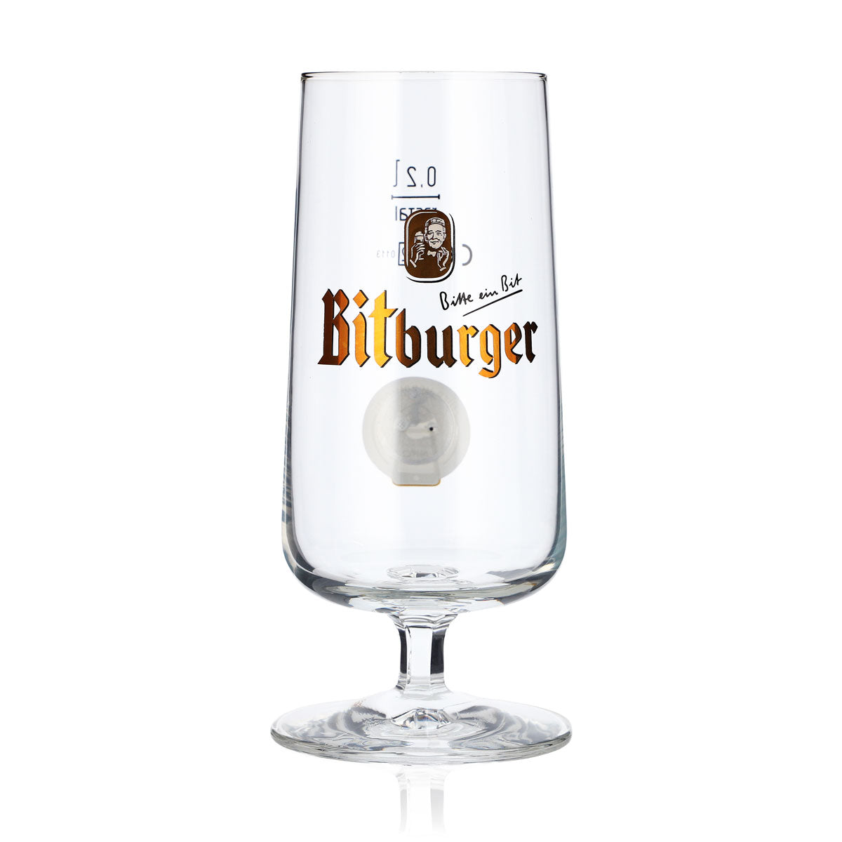 6x Bitburger Bier Glas Pokalgläser 0,2l Biergläser mit NFC-Chip Rastal – Ansicht 2