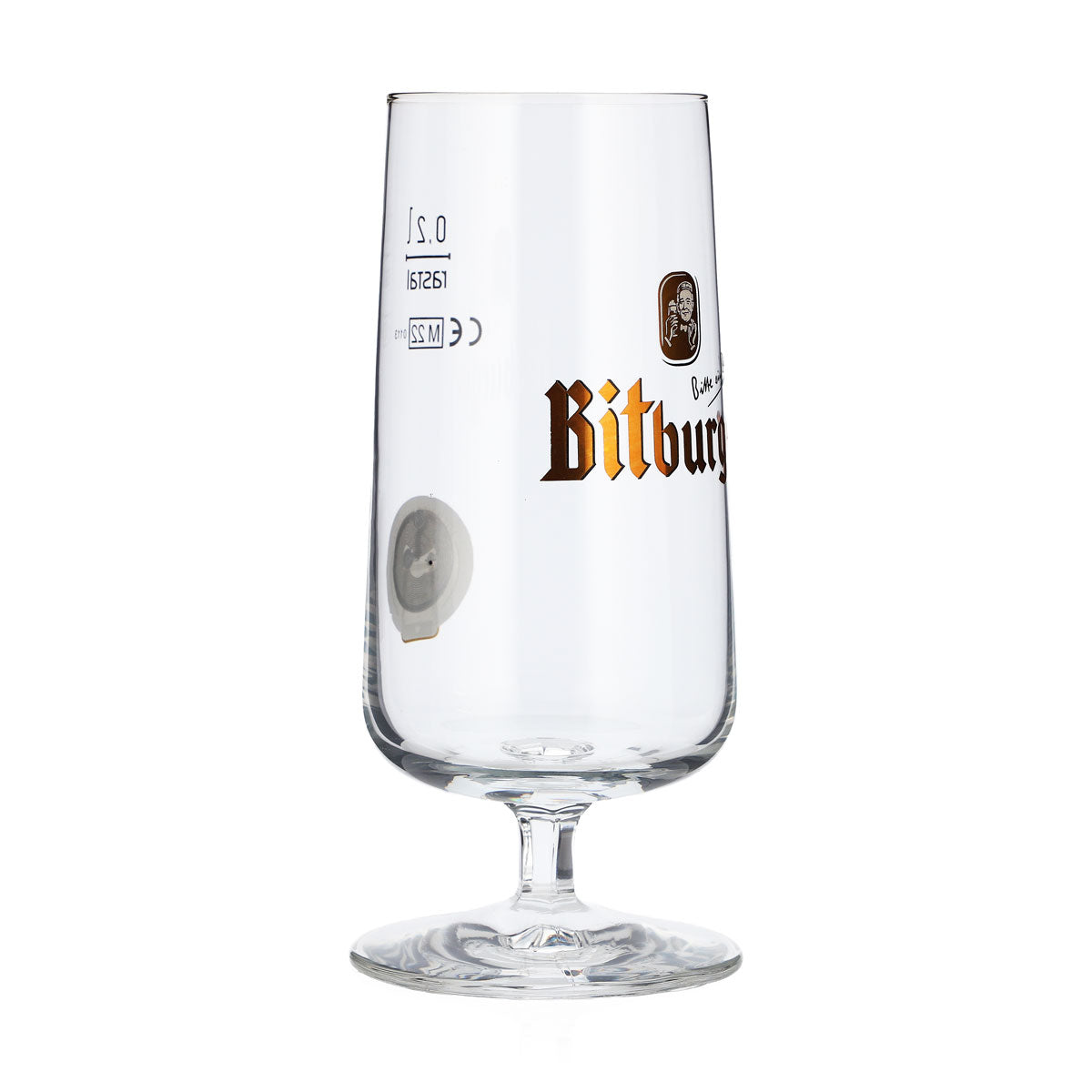 6x Bitburger Bier Glas Pokalgläser 0,2l Biergläser mit NFC-Chip Rastal – Ansicht 3