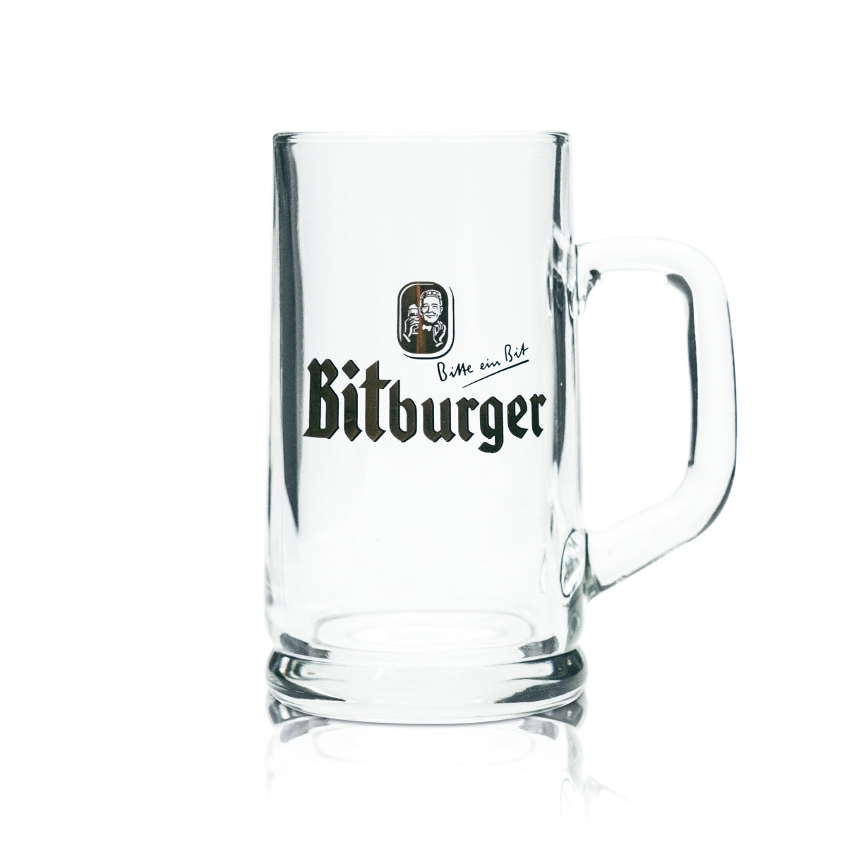 6x Bitburger Glas 0,25l Bier Krug Humpen Seidel Pils Gläser Geeicht Gastro Bar – Ansicht 2