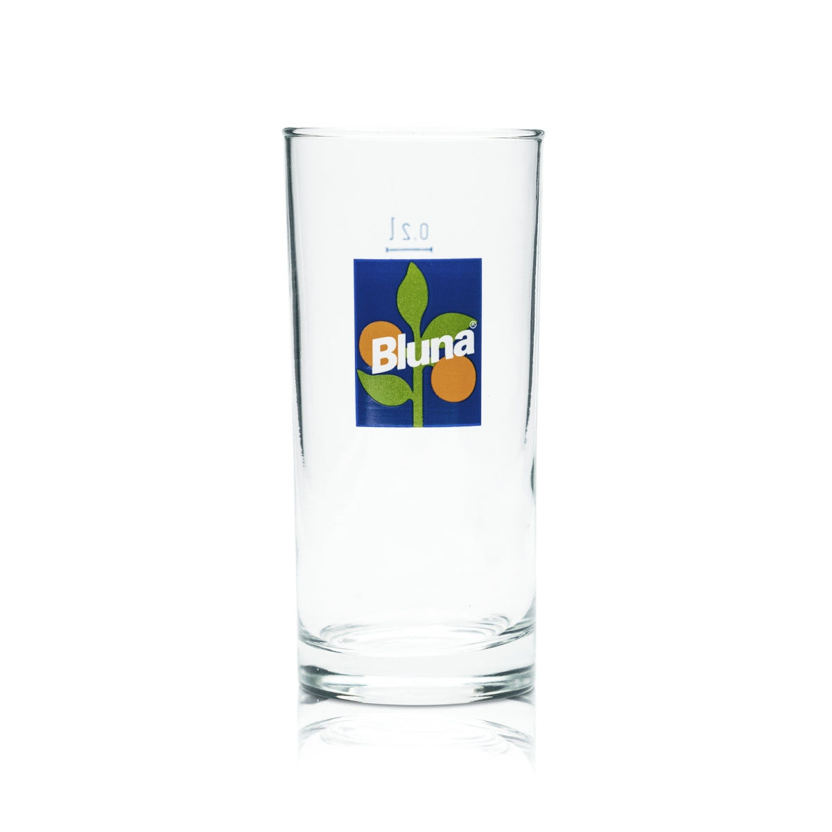 6x Bluna Glas 0,2l Becher Stange Geeicht Gastro Limo Gläser Durstlöscher Cola – Ansicht 2