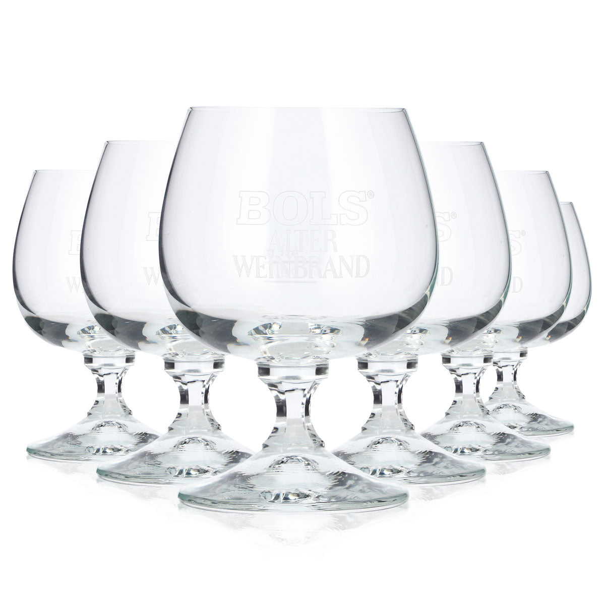 6x Bols Weinbrand Glas 2cl/4cl Schwenker Nosing