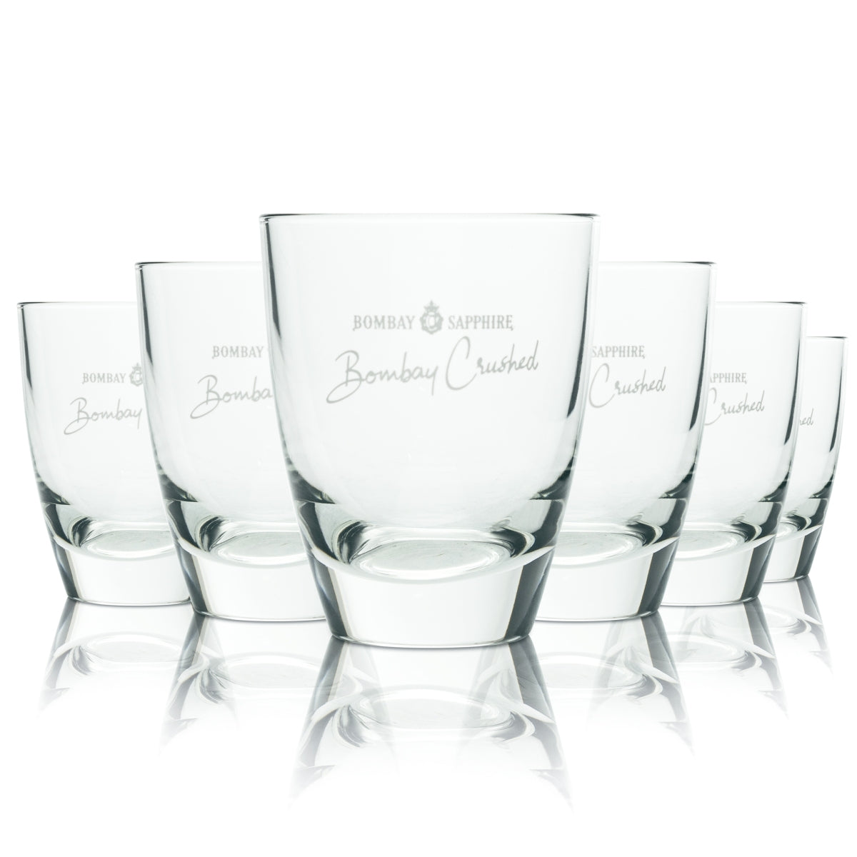 6x Bombay Sapphire Gin Glas 0,25l Tumbler Longdrink Tonic Gläser Gastro Bar