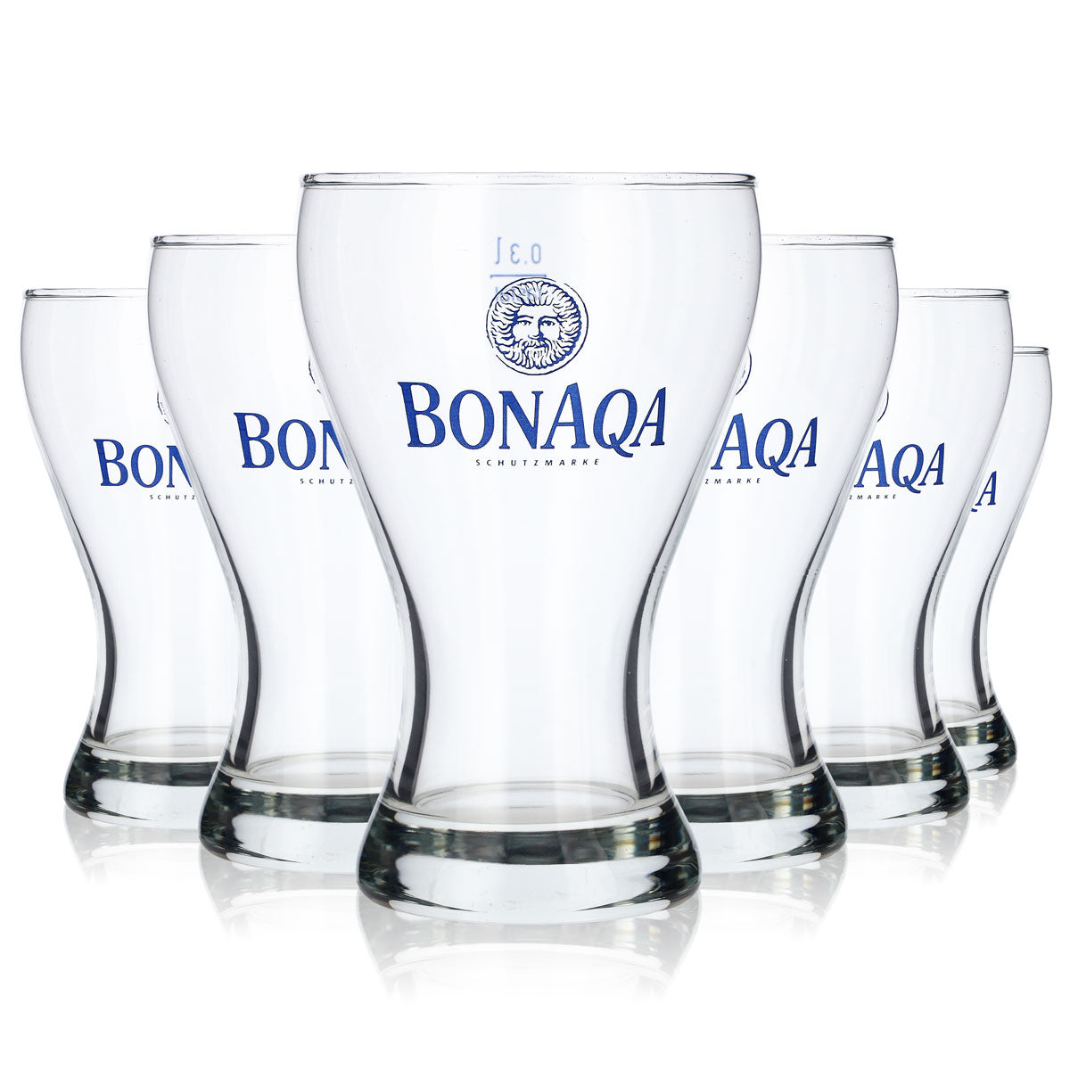 6x Bonaqa Wasser Glas 0,3l Wassergläser Becher Rastal – Ansicht 5