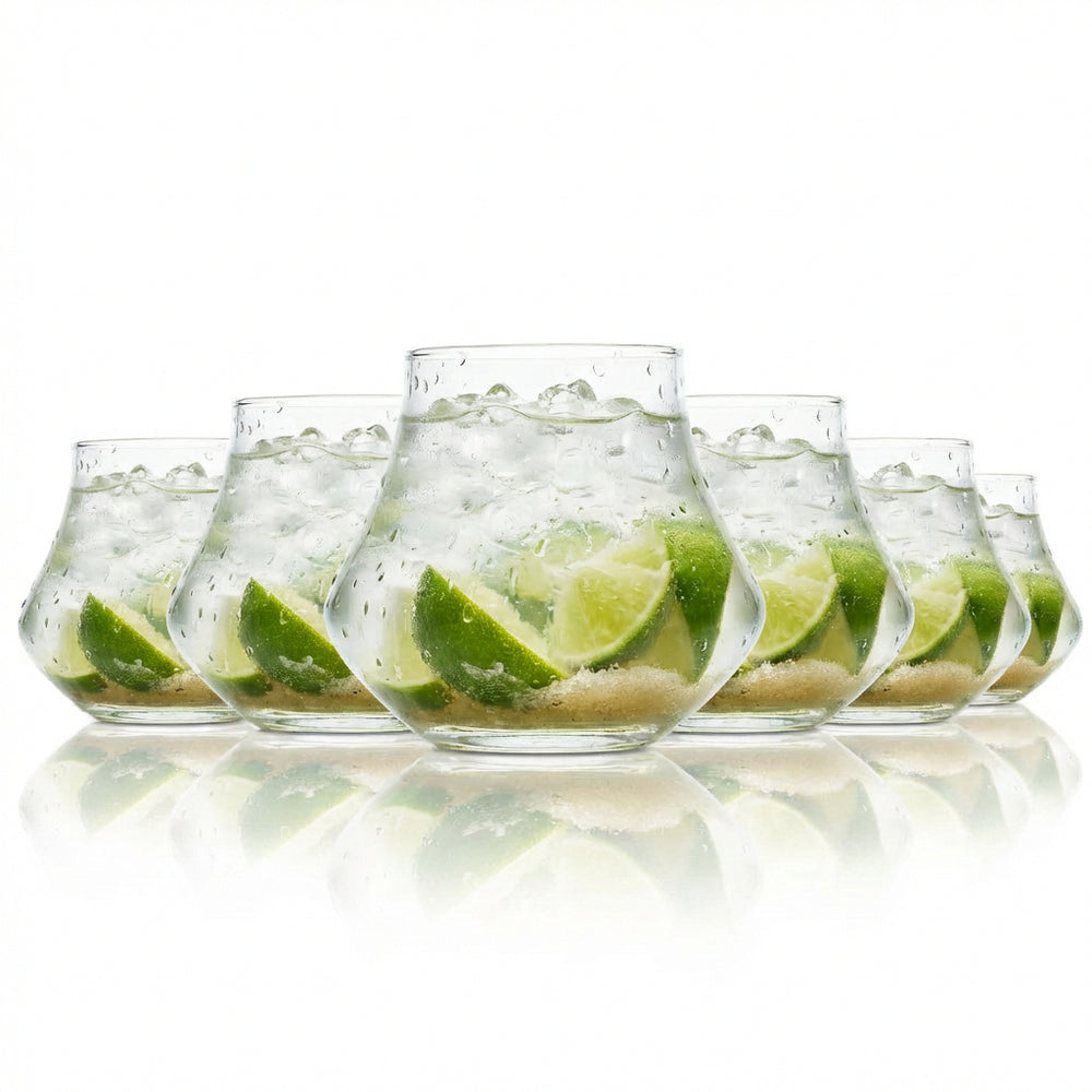 6x Botucal Rum Glas 0,25l Tumbler Open Up Warm Gläser Longdrink Cocktail Logo