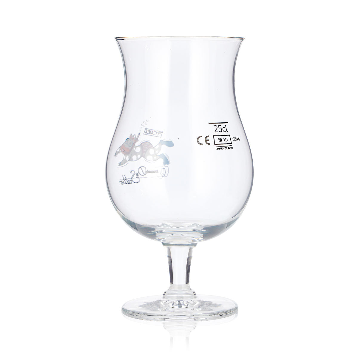 6x Brasserie De Sutter Bier Glas 0,25l Craft Beer Glas schwimmende Kuh (6er Set) – Ansicht 5