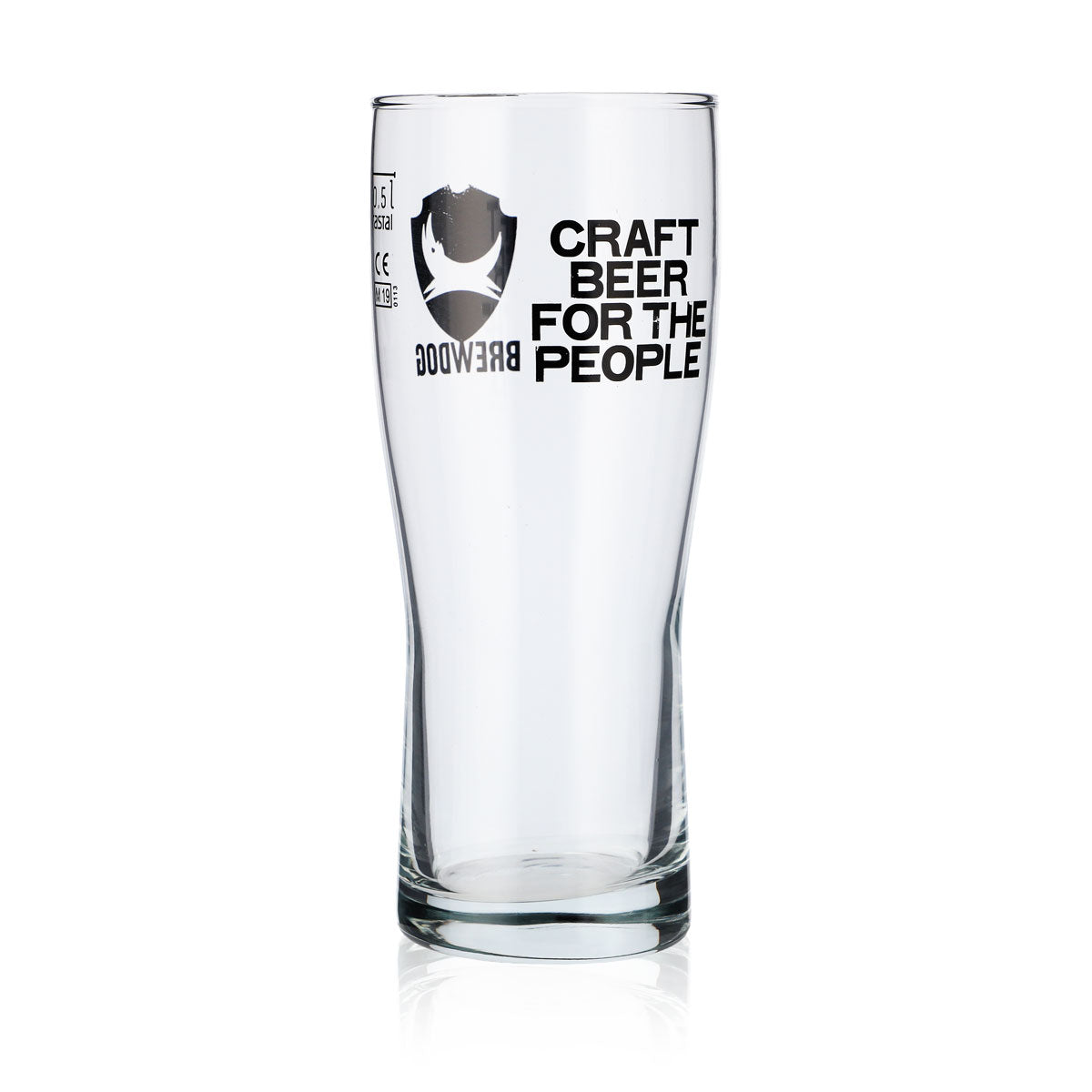 6x Brewdog Bier Willibecher 0,5l Biergläser Bierbecher Logo schwarz – Ansicht 5