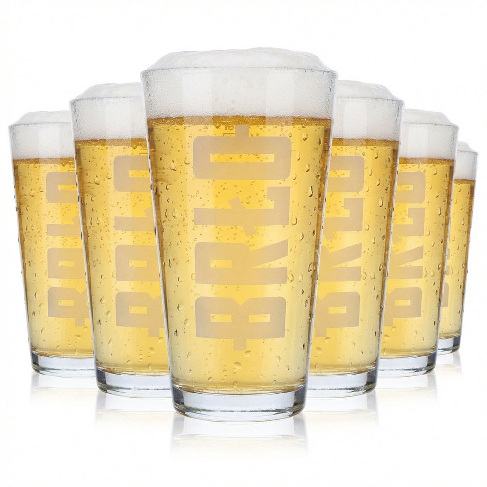 6x Brewhouse BRLO 0,3l Bier Willi-Becher Biergläser Bierglas