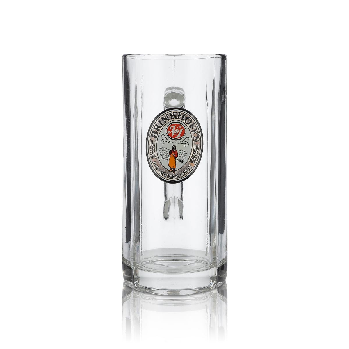 6x Brinkhoffs Glas 0,5l Bierkrug Gläser Set Rielief Fidenza Humpen Seidel – Ansicht 2
