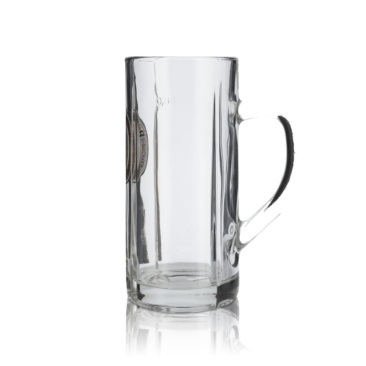 6x Brinkhoffs Glas 0,5l Bierkrug Gläser Set Rielief Fidenza Humpen Seidel – Ansicht 4