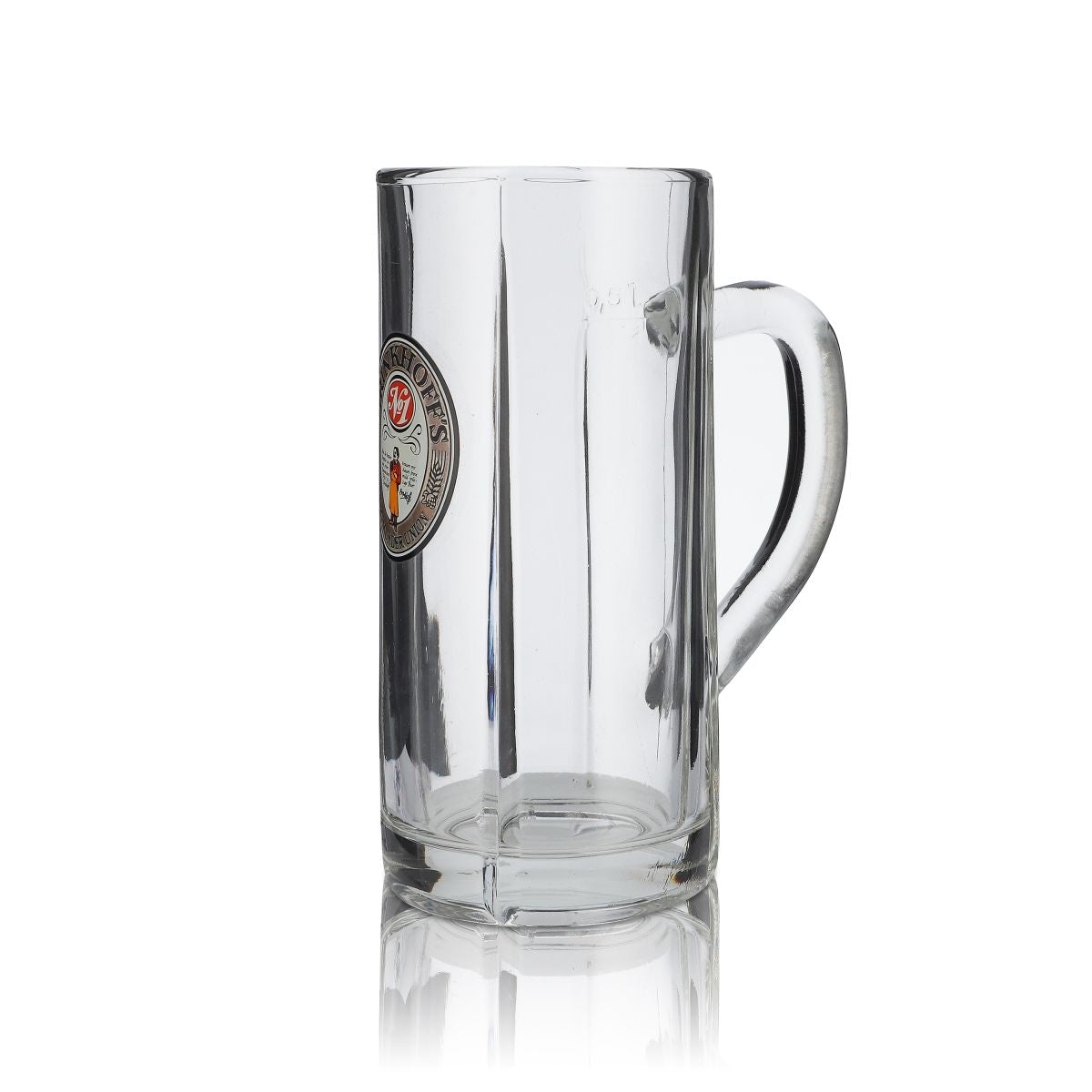 6x Brinkhoffs Glas 0,5l Bierkrug Gläser Set Rielief Fidenza Humpen Seidel – Ansicht 5