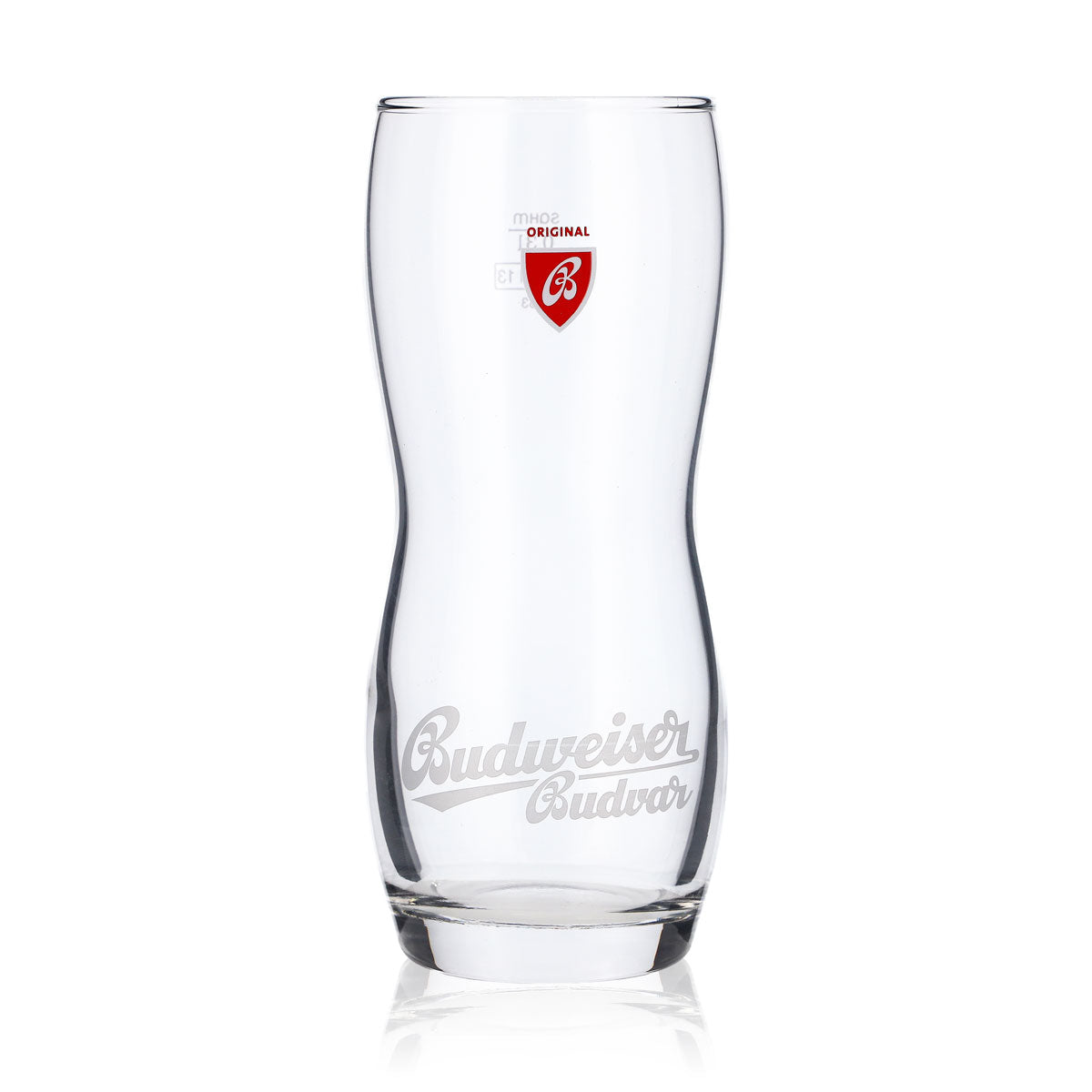 6x Budweiser Bier Glas 0,3L Konturglas Biergläser Designgläser Budvar – Ansicht 2