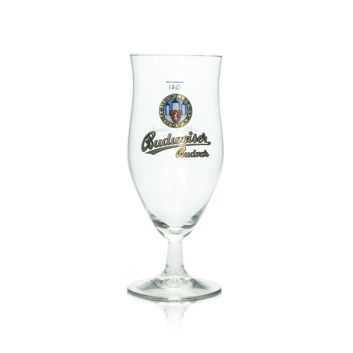 6x Budweiser Budvar Bier Glas 0,4l Pokal Albert Schmid Tulpe Gläser Brauerei – Ansicht 2