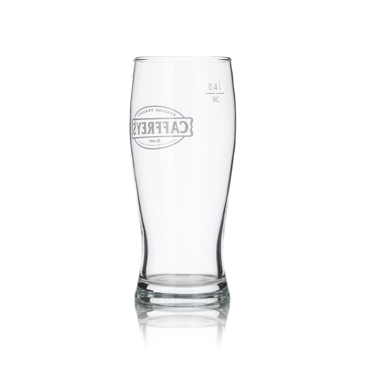 6x Caffreys Glas 0,4l Willibecher Pint Biergläser Set Irish Brewery Draught Beer – Ansicht 4