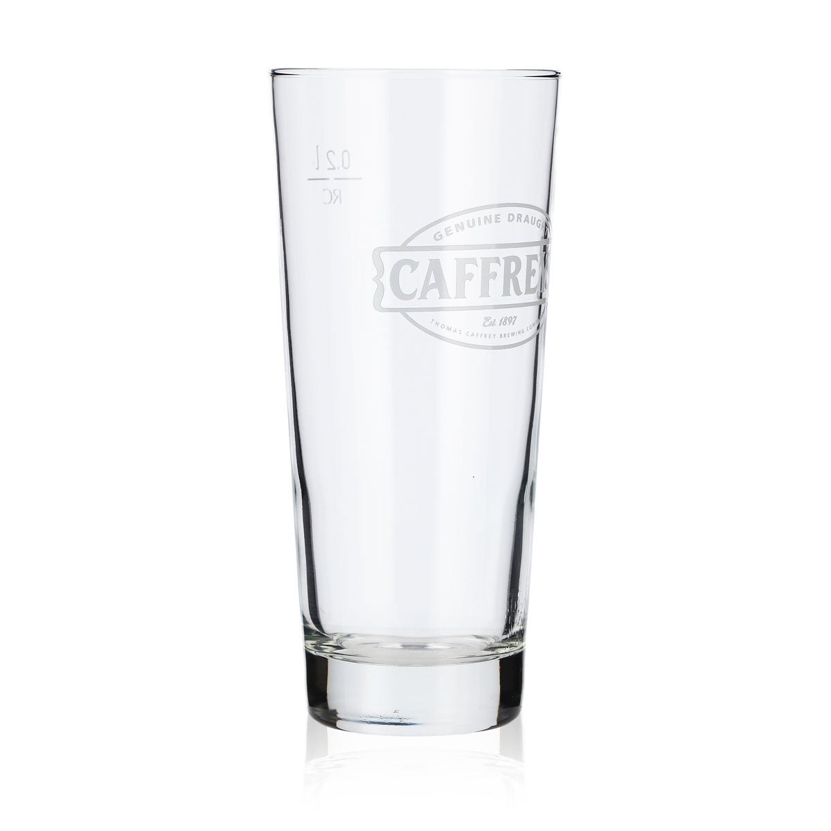6x Caffreys Glas Gläser 0,2l Bier Biergläser Becher Rastal Frankonia – Ansicht 3