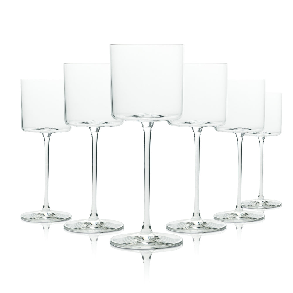 6x Campari Glas 0,25l Cocktail Gläser Stiel Tulpe Aperitif Modern Longdrink Bar