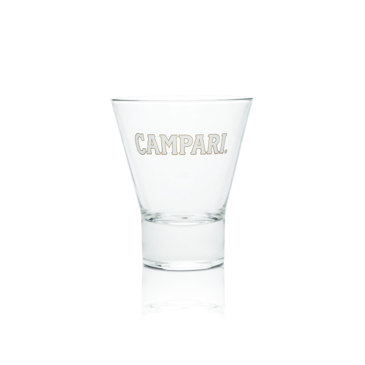 6x Campari Glas 0,25l Tumbler Becher Gläser V-Form Longdrink Spritz Gastro Eiche – Ansicht 2