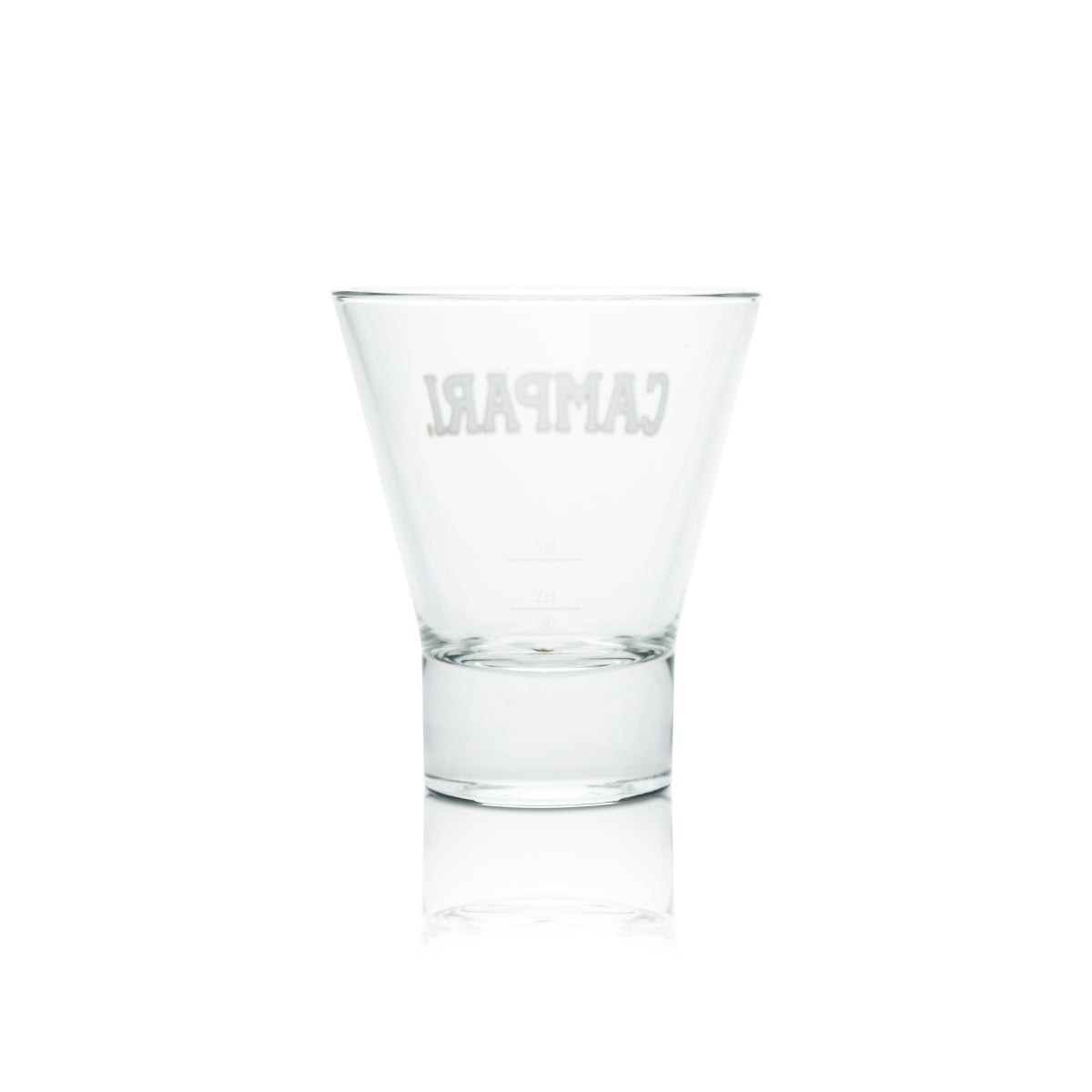 6x Campari Glas 0,25l Tumbler Becher Gläser V-Form Longdrink Spritz Gastro Eiche – Ansicht 3