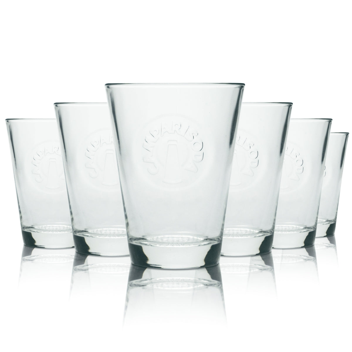 6x Campari Glas 0,27l Tumbler Gläser Camparisoda Longdrink Aperitif Spritz Italy