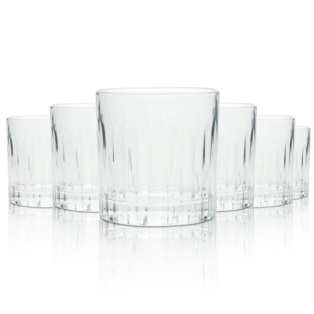 6x Campari Glas 0,31l Tumbler Timeless Relief Negroni Gläser Longdrink Spritz
