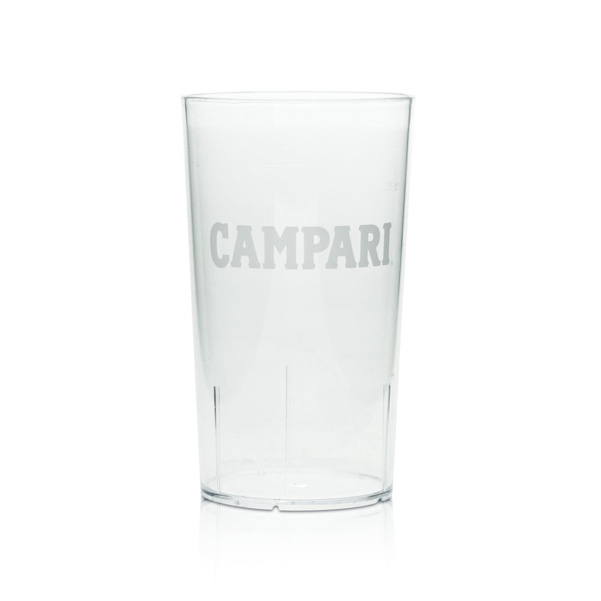6x Campari Mehrweg Becher 0,3l Glas Kunststoff Festival Party Gläser Plastik – Ansicht 2